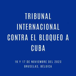 Tribunal Internacional contra el bloqueo