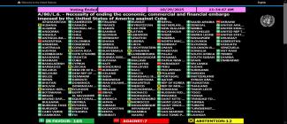 Resultado Votación ONU 29 10 25