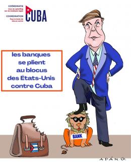 Adán - Les banques se plient au blocus américain